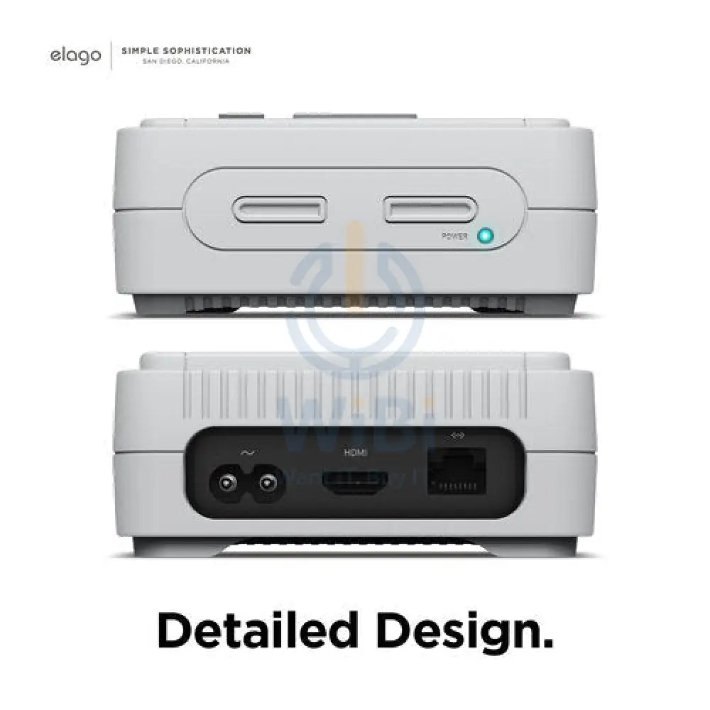 Elago T4 Nintendo Apple TV Case - Light Gray Accessories > Smart Devices