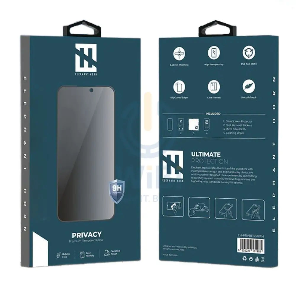 Elephant Horn Tempered Glass For Apple iPhone 17 - Privacy Accessories > Mobiles & Tablets > Mobiles > Screen Protectors