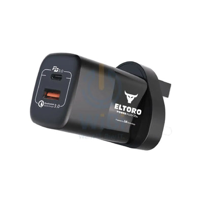 Eltoro Power Plug + 35W PD3.0 QC3.0 - Black Accessories > Power Adapters