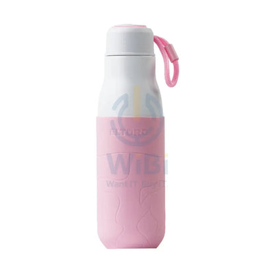 Eltoro Stainless Steel Bottle - 500ml / White with Pink Sleeve Accessories > Outdoor & Travel