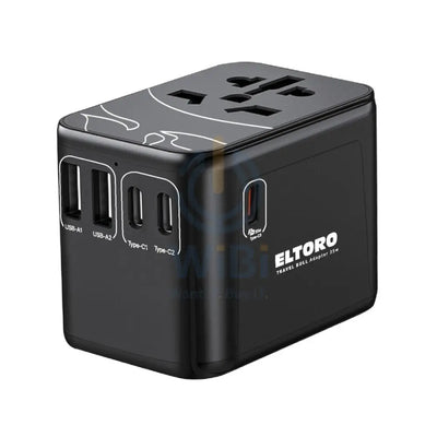 Eltoro Travel Bull Adapter - 35W / USB-A / USB-C / Black Accessories > Power Adapters