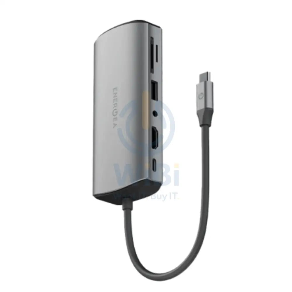 Energea AluHub Max 11 in 1 USB C Hub Gunmetal Accessories > USB Hub