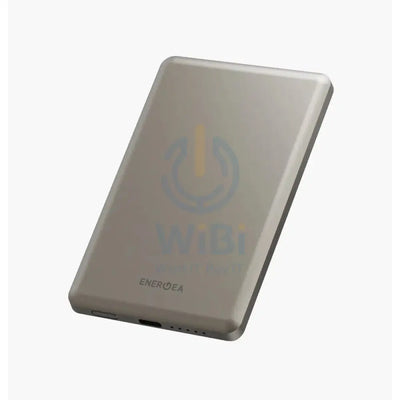 Energea Alupac Air 5000mah Ultra Light Aluminium Magsafe Compatible Power Bank - Natural Titanium Accessories > Power