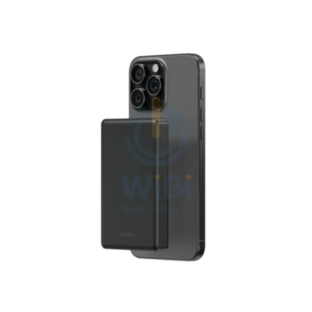 Energea AluPac Ultra Light Aluminum MagSafe Power Bank 10000mAh / USB C / Gunmetal Accessories > Power Bank