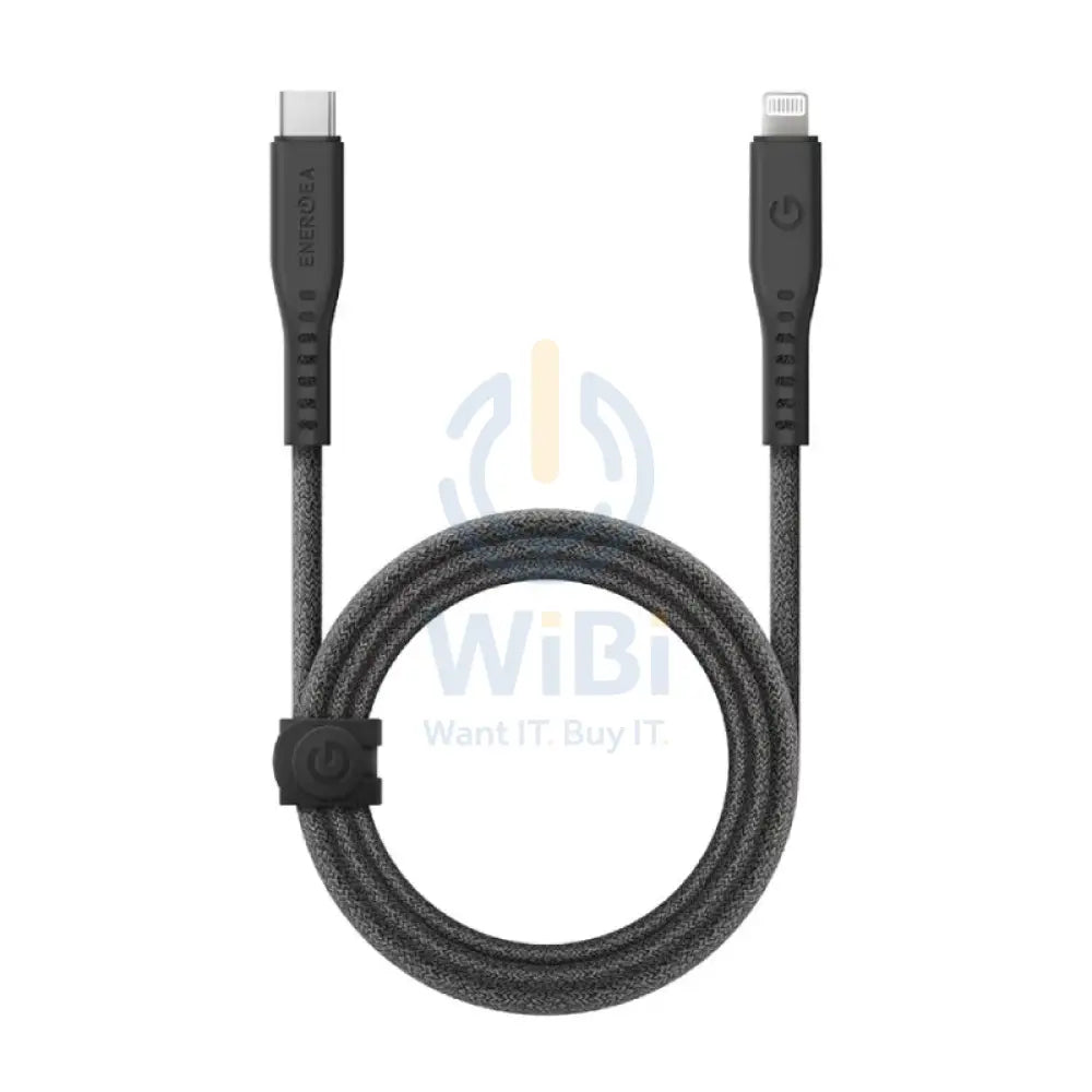 Energea Flow USB C to lightning cable 1.5m / Black Accessories > Cables & Converters > Cables