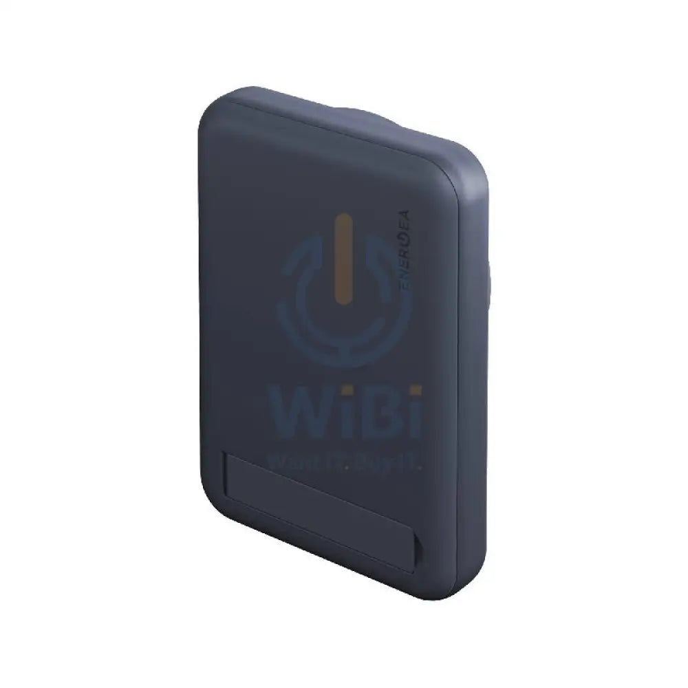 Energea MagPac Mini Ultra Slim Magsafe Power Bank with Built-In Video Stand - 10000mAh / USB-C / Blue Accessories >