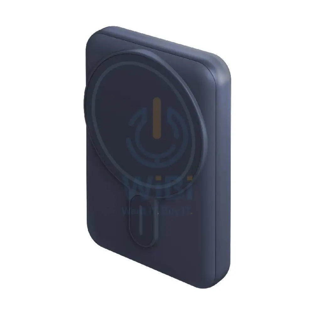 Energea MagPac Mini Ultra Slim Magsafe Power Bank with Built-In Video Stand - 10000mAh / USB-C / Blue Accessories >