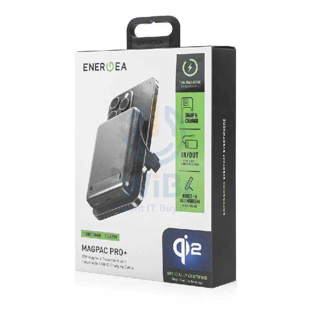 BAZIC MagPac Pro + Magsafe Power Bank - 10000mAh / USB-C / Gunmetal Accessories > Power Bank