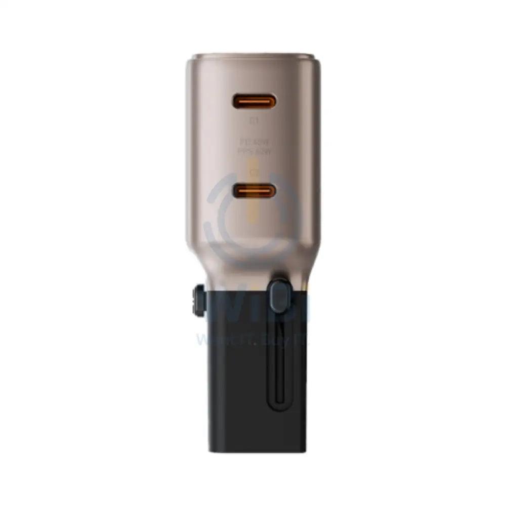 Energea TravelGo 2 Port PD Travel Adapter USB C / 45W / Gold/Black Accessories > Power Adapters