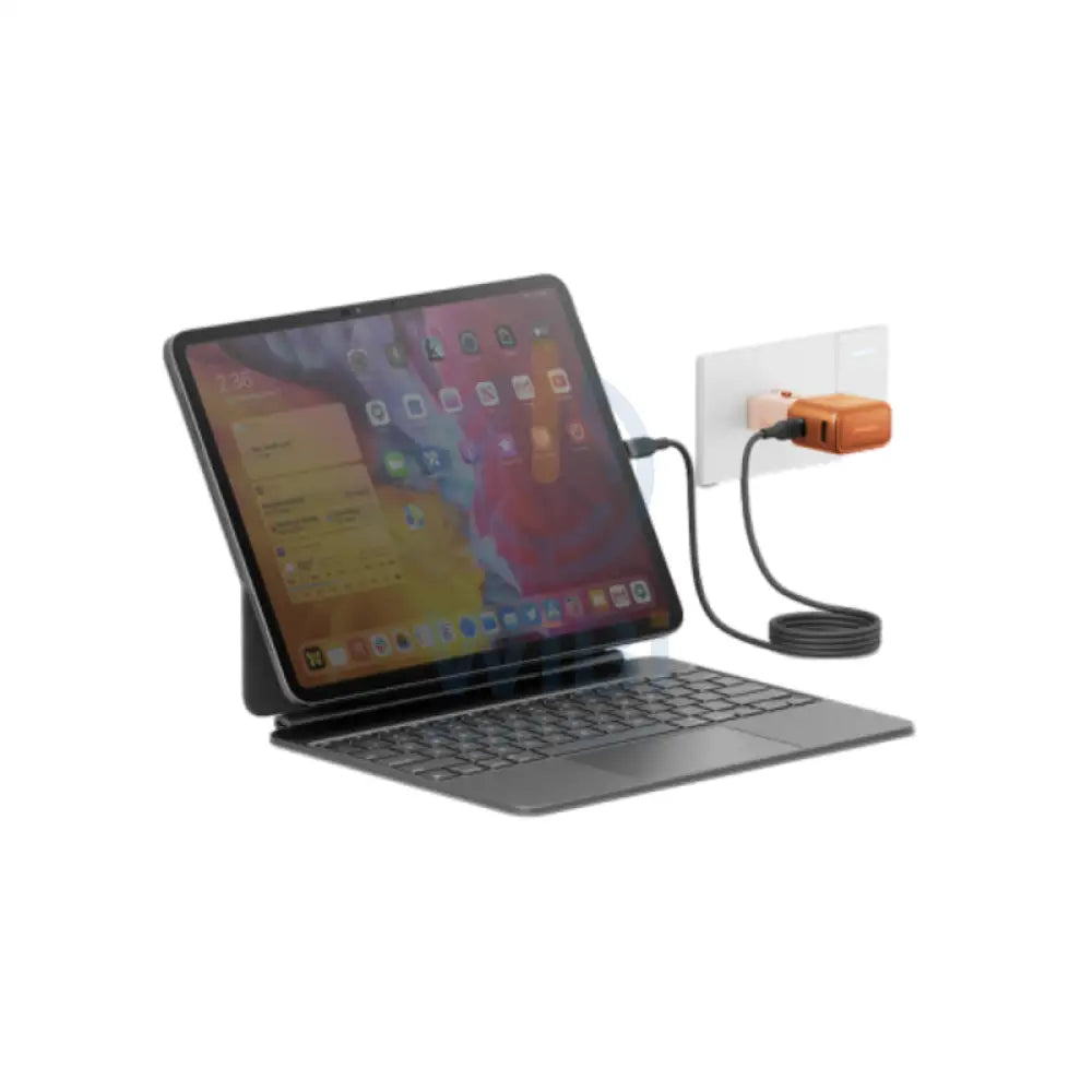 Energea TravelGo Travel Adapter - 35W / USB-C / USB-A / Orange Accessories > Power Adapters