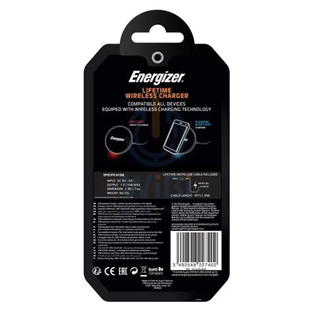 Energizer Wireless Charging Pad - Micro USB / Black