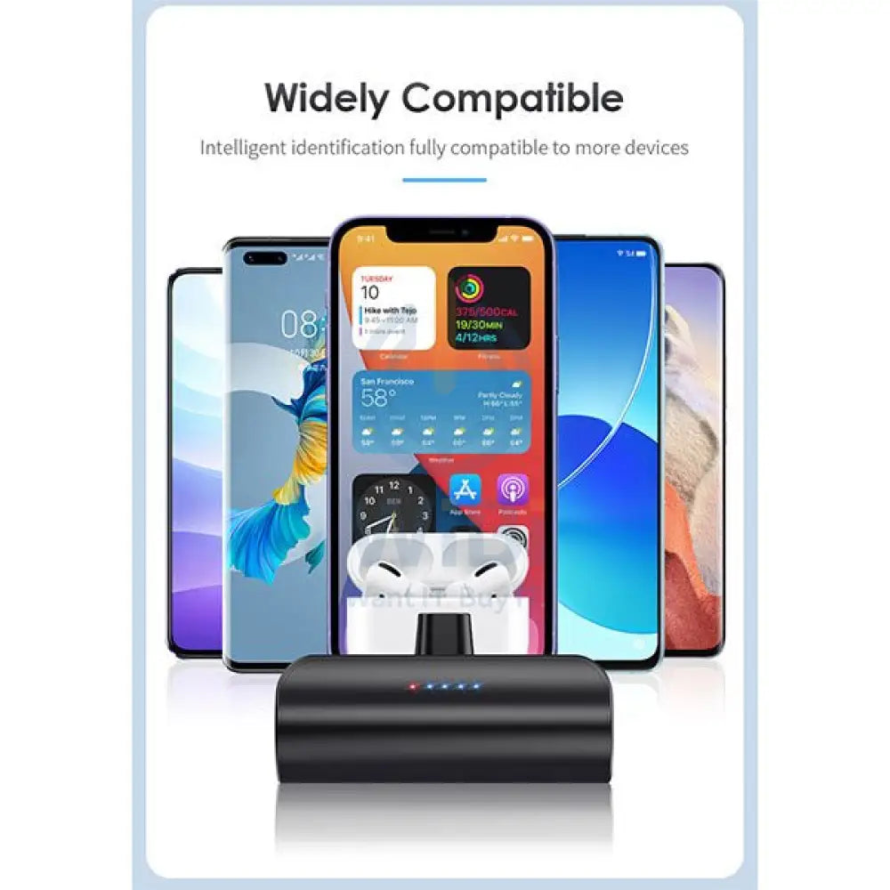 Engage 18W Ultra Compact 5000mAh 18W Pocket Power Bank with Torch for USB-C Devices - Black Accessories > Power Bank