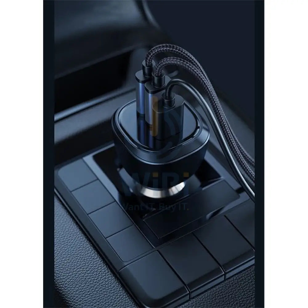 Engage 3 Port PD USB-C 165W Car Charger - Black Accessories > Mobiles & Tablets > Mobiles > Car Chargers