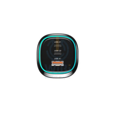 Engage 3 Port PD USB-C 165W Car Charger - Black Accessories > Mobiles & Tablets > Mobiles > Car Chargers