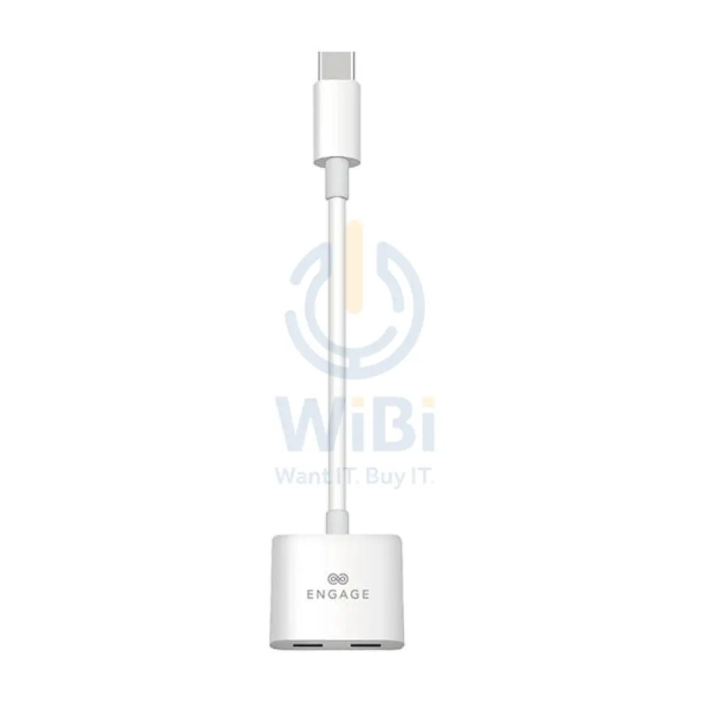 ENGAGE DUAL USB-C CHARGE & AUDIO ADAPTER Accessories > Cables & Converters > Cables