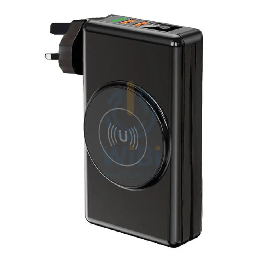 Engage Magnetic Wireless Powerbank 20000mAh with built in Cable PD 20W - Black Accessories > Power Bank