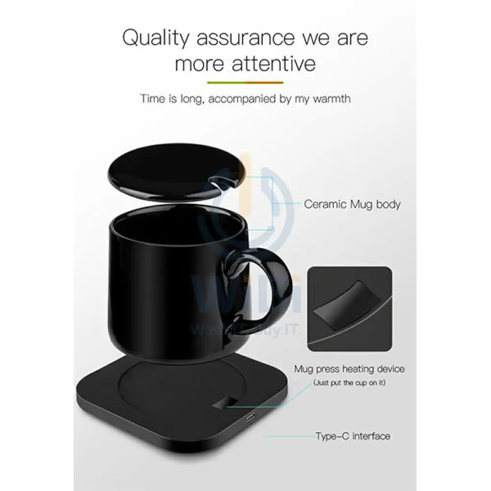 Engage Mug Warmer 2.0 and Wireless Fast Charger - 15W Accessories > Mobiles & Tablets > Mobiles > Car Chargers