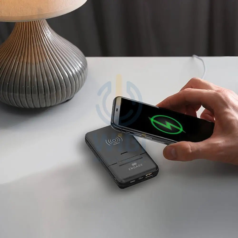 اشتباك لاسلكي طاقة بنك 10000 ماه متعددة الوظائف PD 20W - أسود اكسسوارات > طاقة بنك