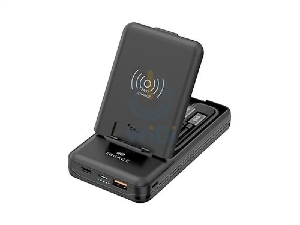 اشتباك لاسلكي طاقة بنك 10000 ماه متعددة الوظائف PD 20W - أسود اكسسوارات > طاقة بنك