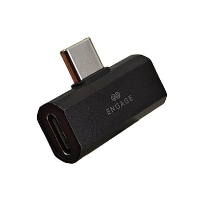 Engage Usb-C To Dual Usb-C Adapter (Charge + Audio) (Black)(8954526522394)