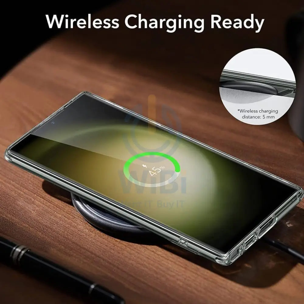 ESR Air Shield Boost Metal Kickstand Case - Samsung Galaxy S23 Ultra / Clear Accessories > Mobiles & Tablets