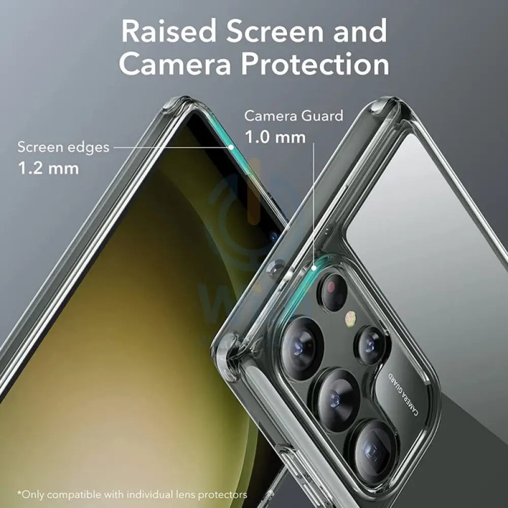 ESR Air Shield Boost Metal Kickstand Case - Samsung Galaxy S23 Ultra / Clear Accessories > Mobiles & Tablets
