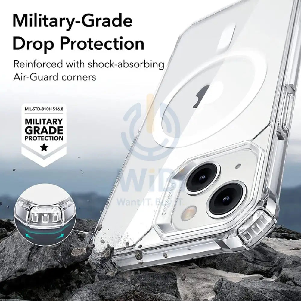 ESR Armor with HaloLock Ring MagSafe Case - Apple iPhone 14 Plus / Clear Accessories > Mobiles & Tablets > Mobiles >