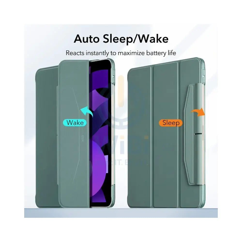 ESR Ascend Trifold Case - Apple iPad Air Gen6/5/4 11’’/10.9’’ (2020-2024) / Forest Green Accessories > Mobiles &