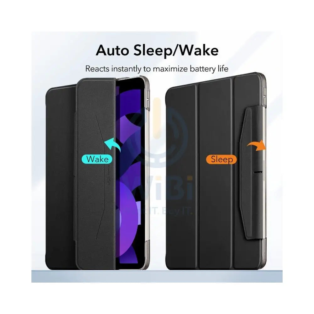ESR Ascend Trifold Case - Apple iPad Air Gen6/5/4 11’’/10.9’’ (2020-2024) / Jelly Black Accessories > Mobiles & Tablets