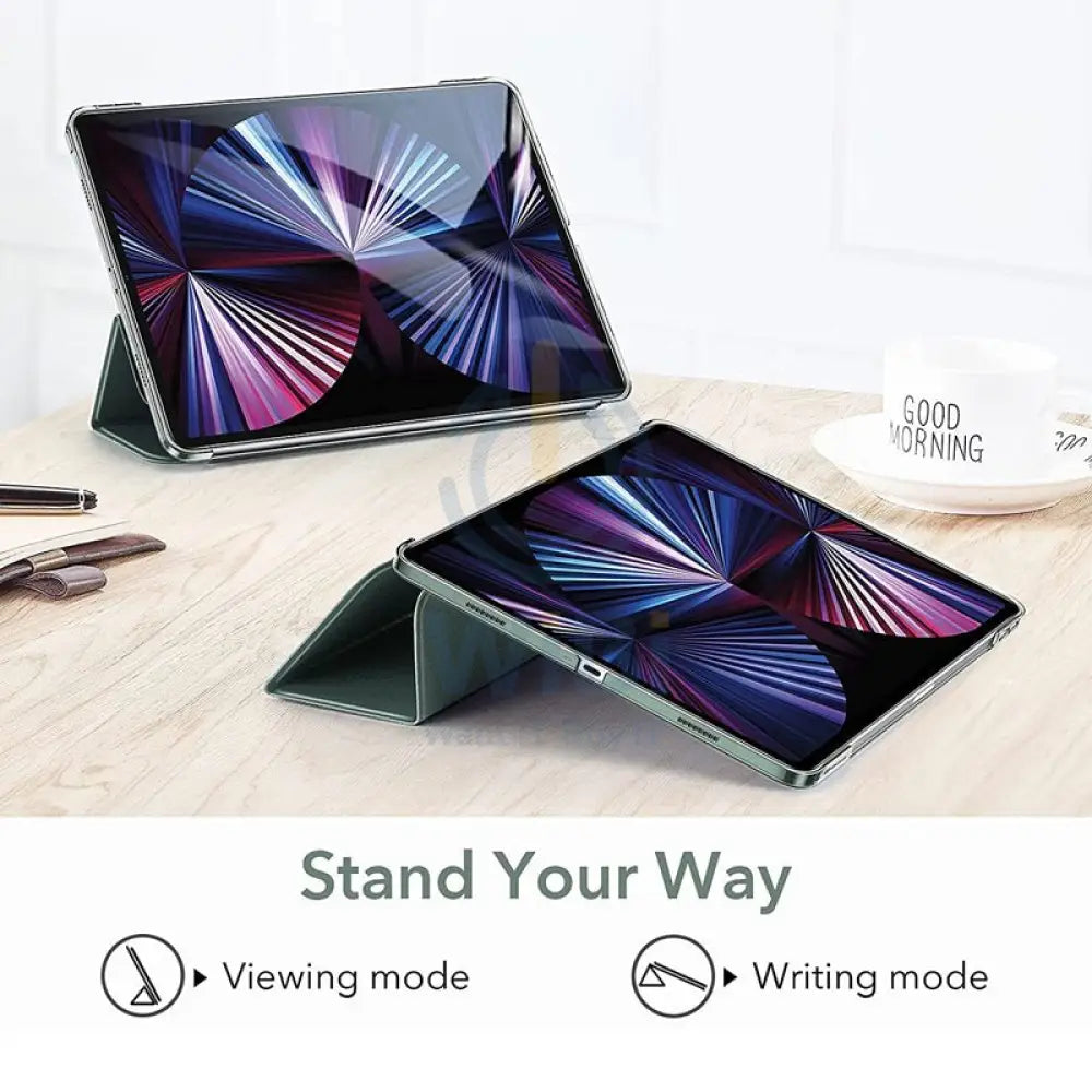 ESR Ascend Trifold Case - Apple iPad Pro 11 Gen 4/3/2/1 (2018-2022) / Forest Green Accessories > Mobiles & Tablets >