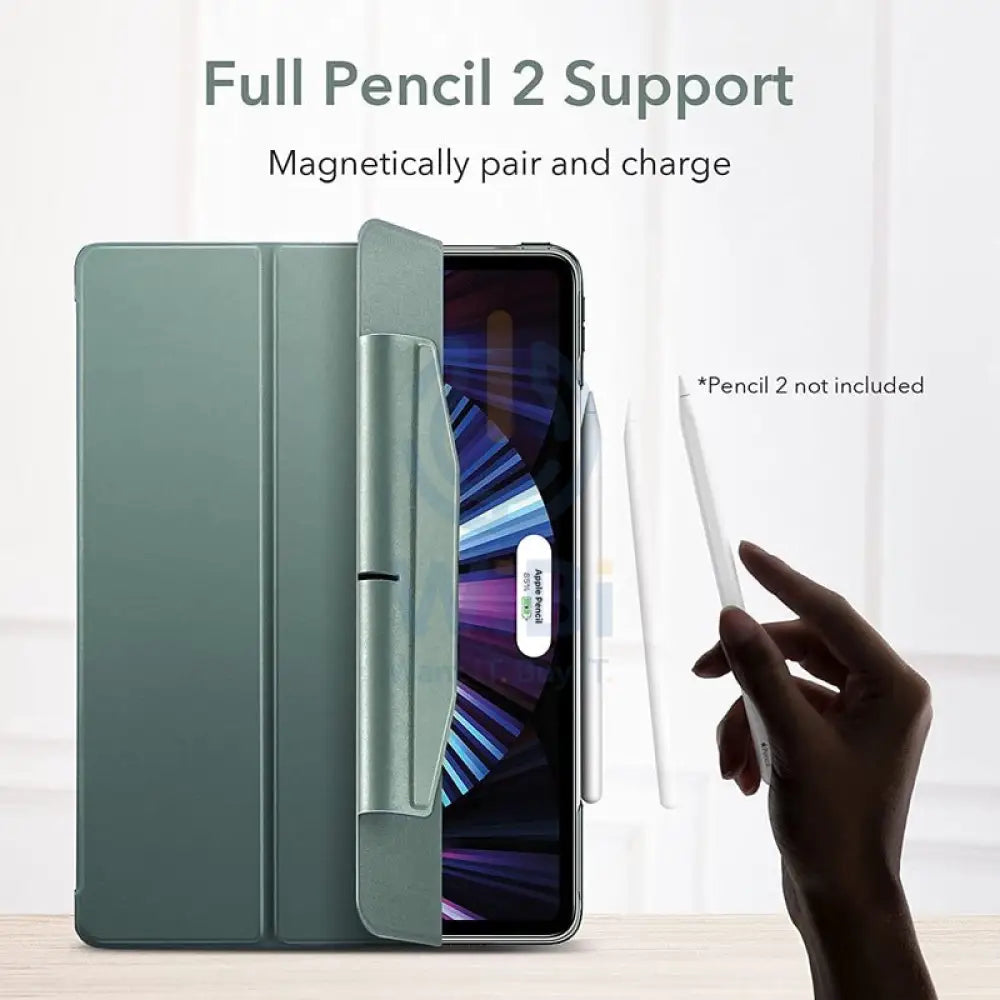 ESR Ascend Trifold Case - Apple iPad Pro 11 Gen 4/3/2/1 (2018-2022) / Forest Green Accessories > Mobiles & Tablets >