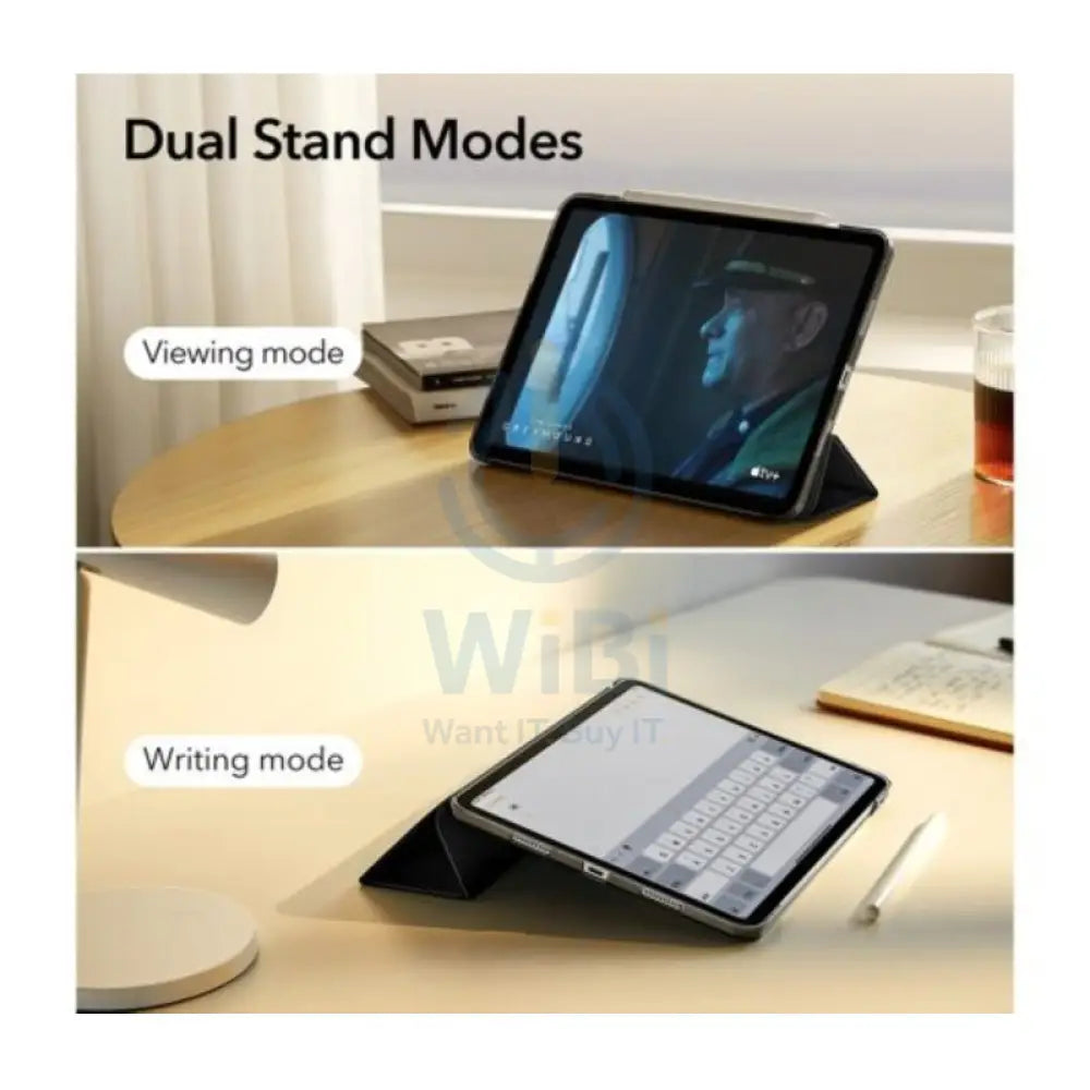 ESR Ascend Trifold Case - Apple iPad Pro 11 Gen 4/3/2/1 (2018-2022) / Jelly Black Accessories > Mobiles & Tablets >