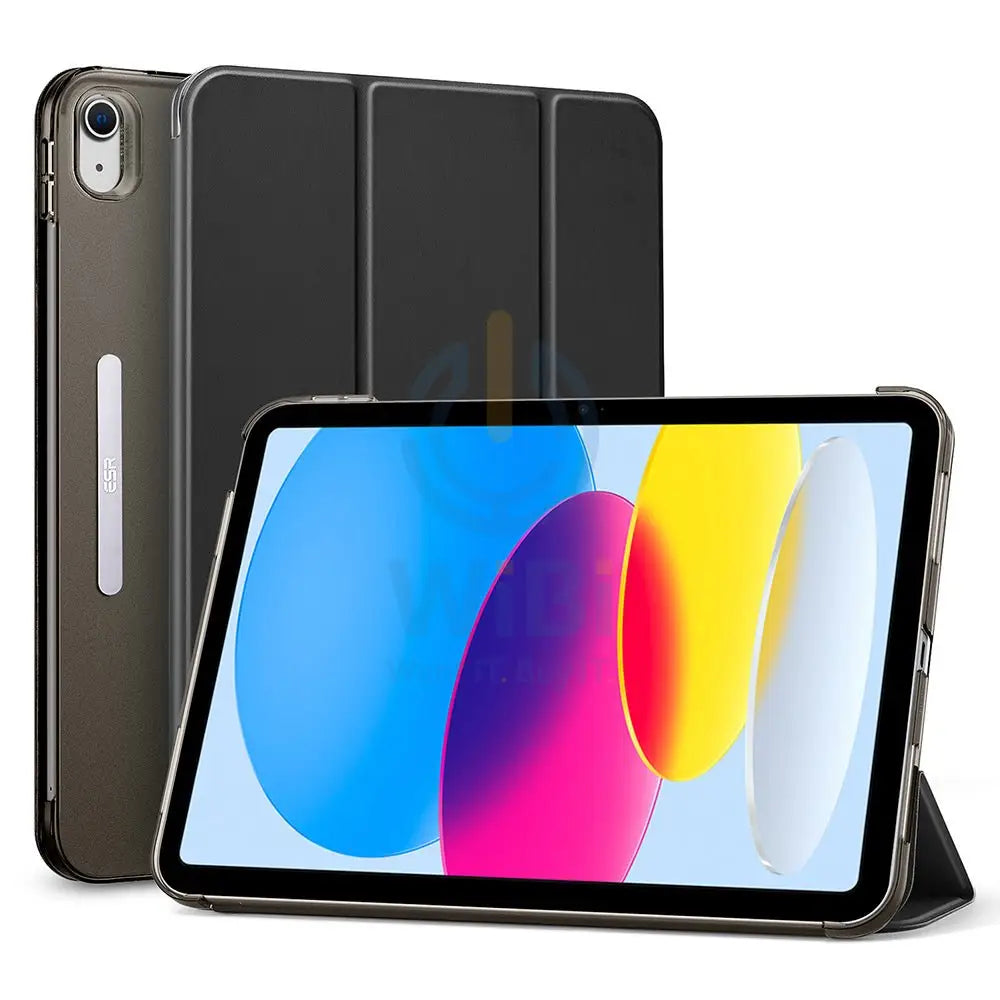 ESR Ascend Trifold Case For iPad 10.9 2022 (10th Gen) With Kick-Stand - Jelly Black Accessories > Mobiles & Tablets >