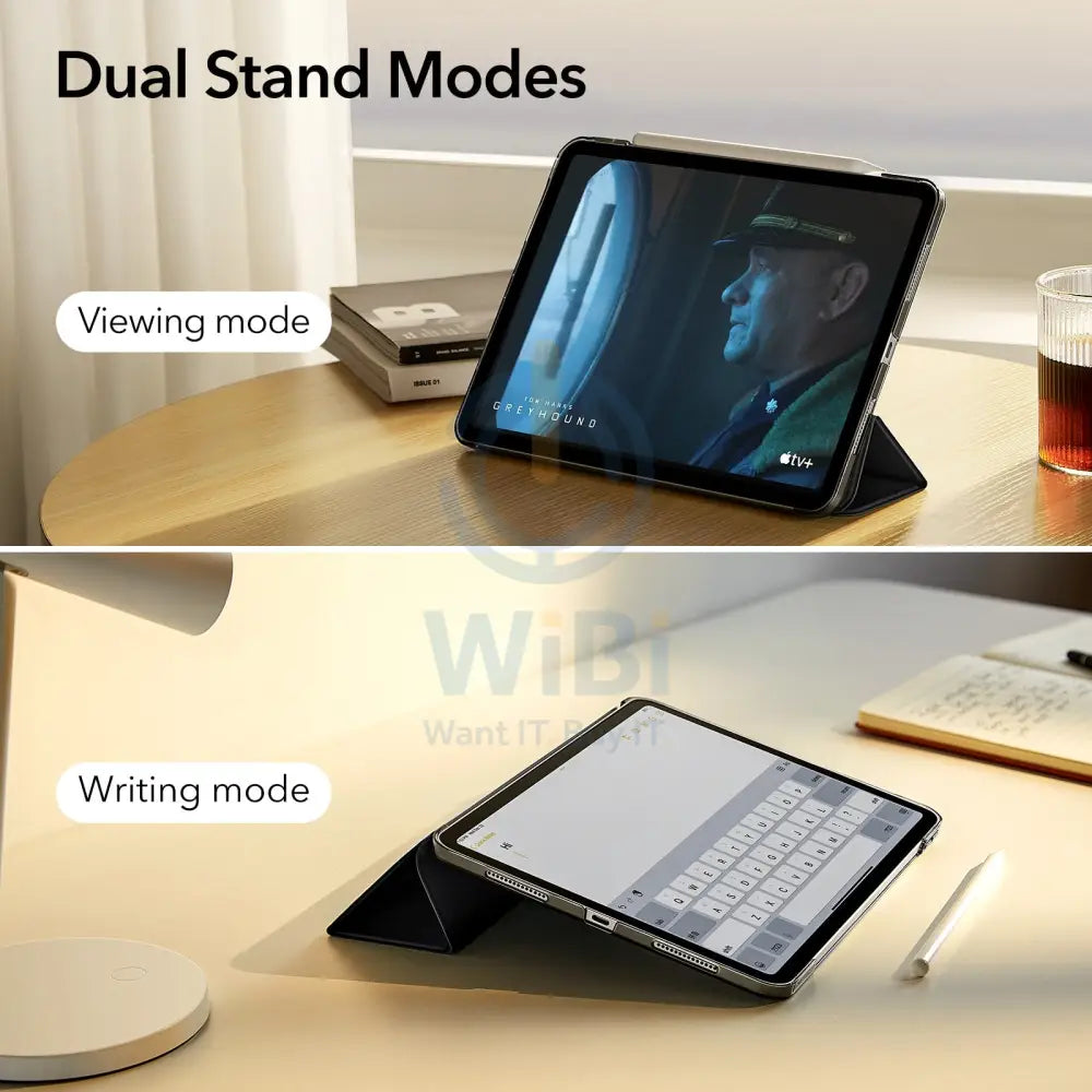 ESR Ascend Trifold Case For iPad 10.9 2022 (10th Gen) With Kick-Stand - Jelly Black Accessories > Mobiles & Tablets >