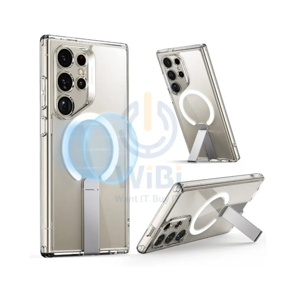 ESR تعزيز حافظة (HaloLock) - سامسونج جالكسي S24 ألترا / شفاف اكسسوارات > هواتف تابلت هواتف >
