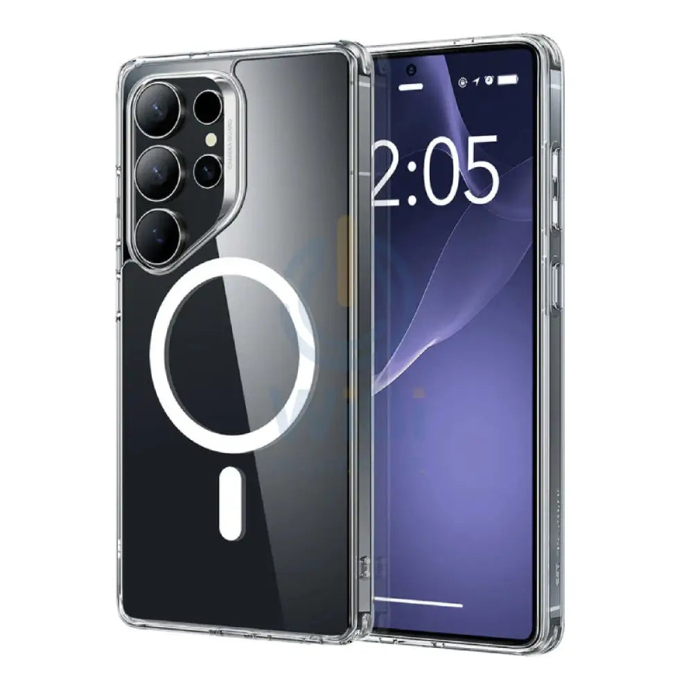 ESR Classic Hybrid Case (HaloLock) - Samsung Galaxy S25 Ultra / Clear Accessories > Mobiles & Tablets > Mobiles >