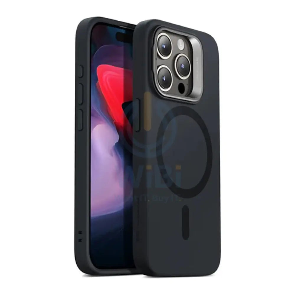 ESR Cloud Soft Case with Stash Stand (HaloLock) - Apple iPhone 15 Pro / Black Accessories > Mobiles & Tablets > Mobiles