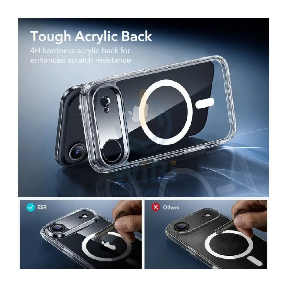 ESR Halolock Classic Hybrid Case with Screen Protection Set For Apple iPhone Air - Clear Accessories > Mobiles &