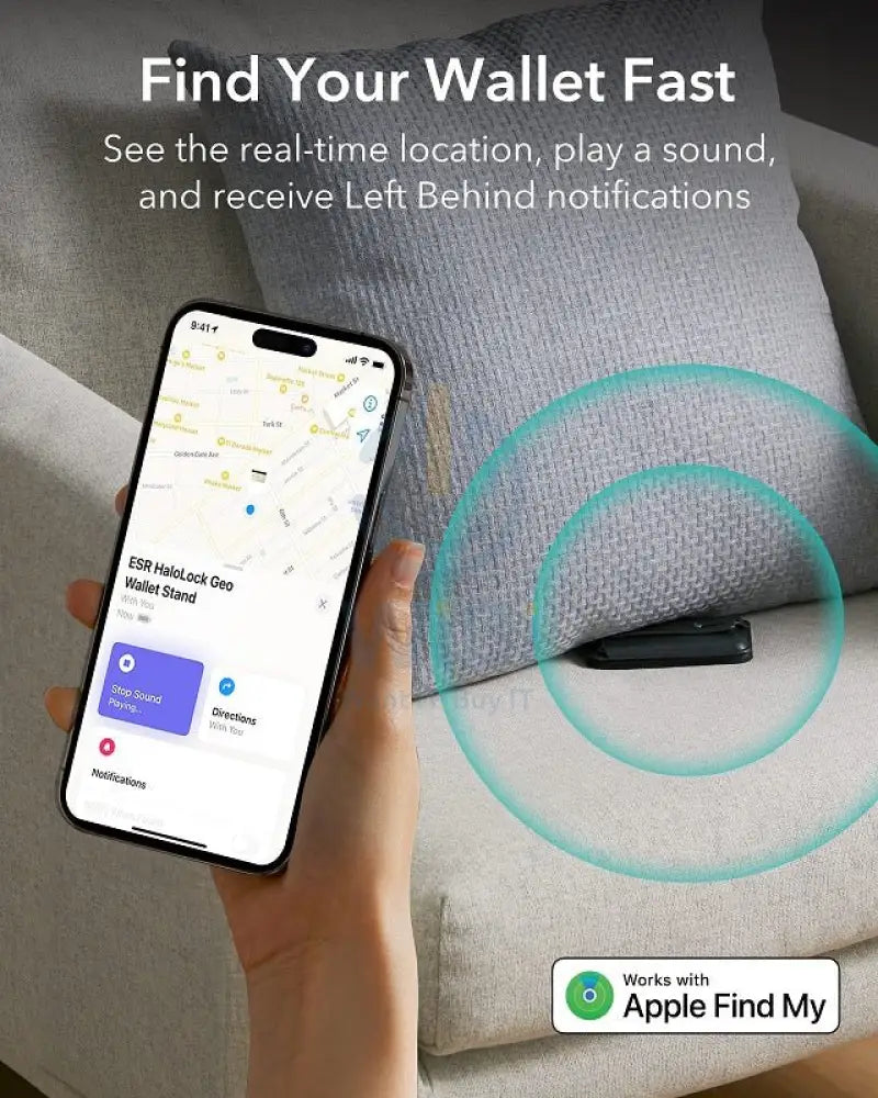 مقبض محفظة هالولوك جيو حامل محفظة ESR - ميدنايت أسود اكسسوارات > هواتف تابلت > هواتف > حامل / حاملات / حاملات هاتف