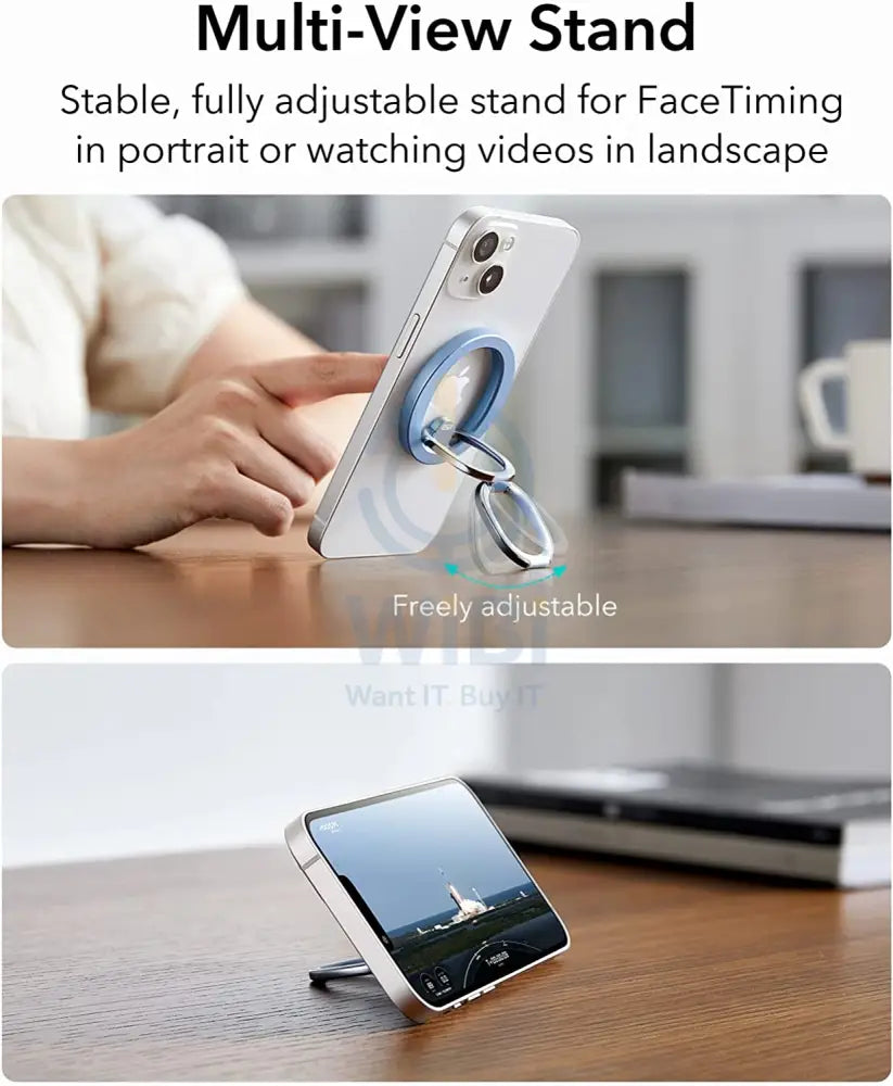 ESR HaloLock Ring Stand - Sierra Blue Accessories > Mobiles & Tablets > Mobiles > Mobile Holder / Stands