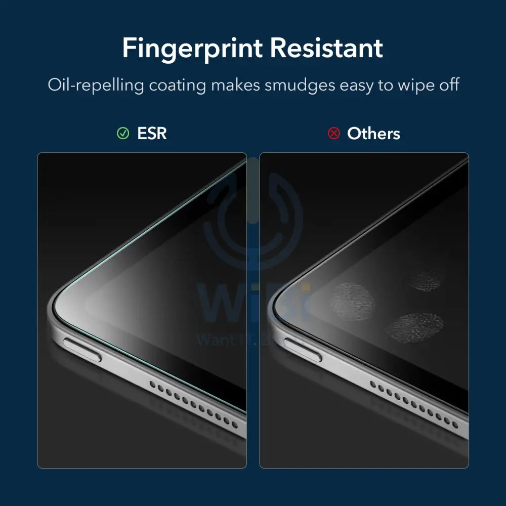 ESR Premium Tempered Glass Screen Protector - iPad Pro 12.9 inch Gen 6 / 5 / 4 / 3 (2018-2022) / Transparent