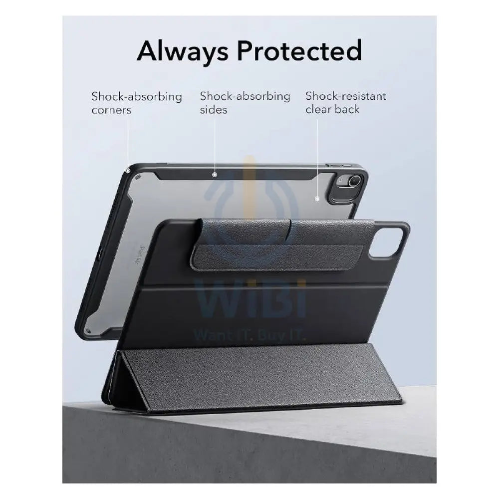 ESR Rebound Hybrid 360 Case - Apple iPad Air 11’’ 2024 / Black Accessories > Mobiles & Tablets > Tablets > Covers &