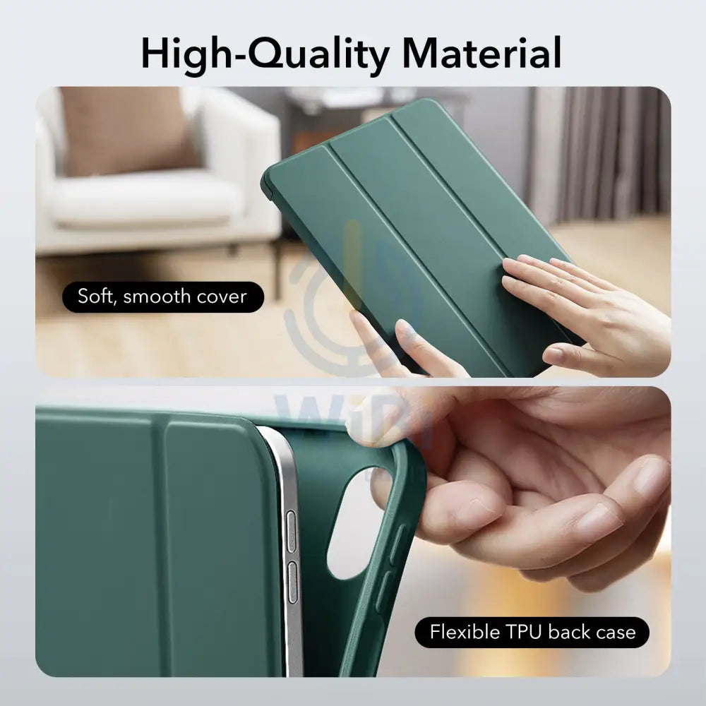 ESR Rebound Pencil Case With Kick-Stand & Pen Holder - Apple iPad 10.9 2022 (10th Gen) / Forest Green Accessories >