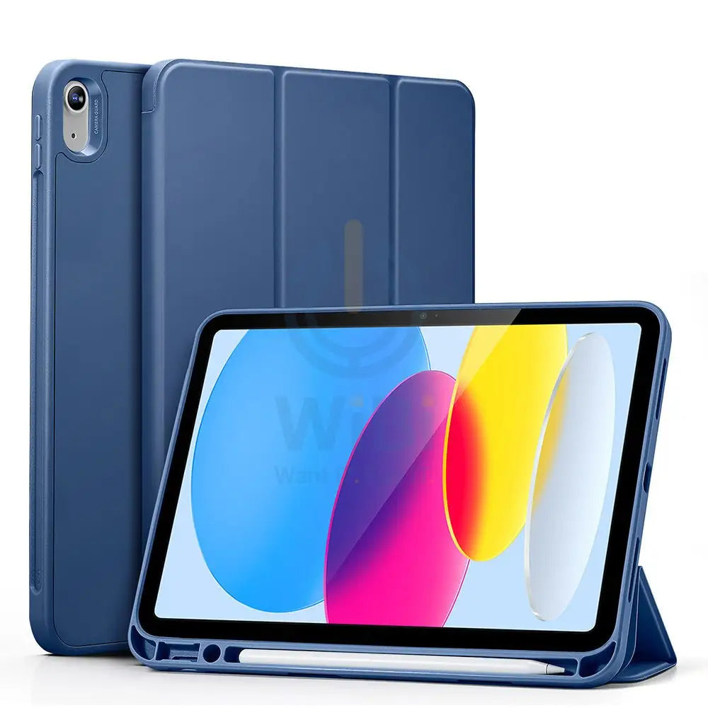 ESR Rebound Pencil Case With Kick-Stand & Pen Holder - Apple iPad 10.9 2022 (10th Gen) / Navy Blue Accessories >