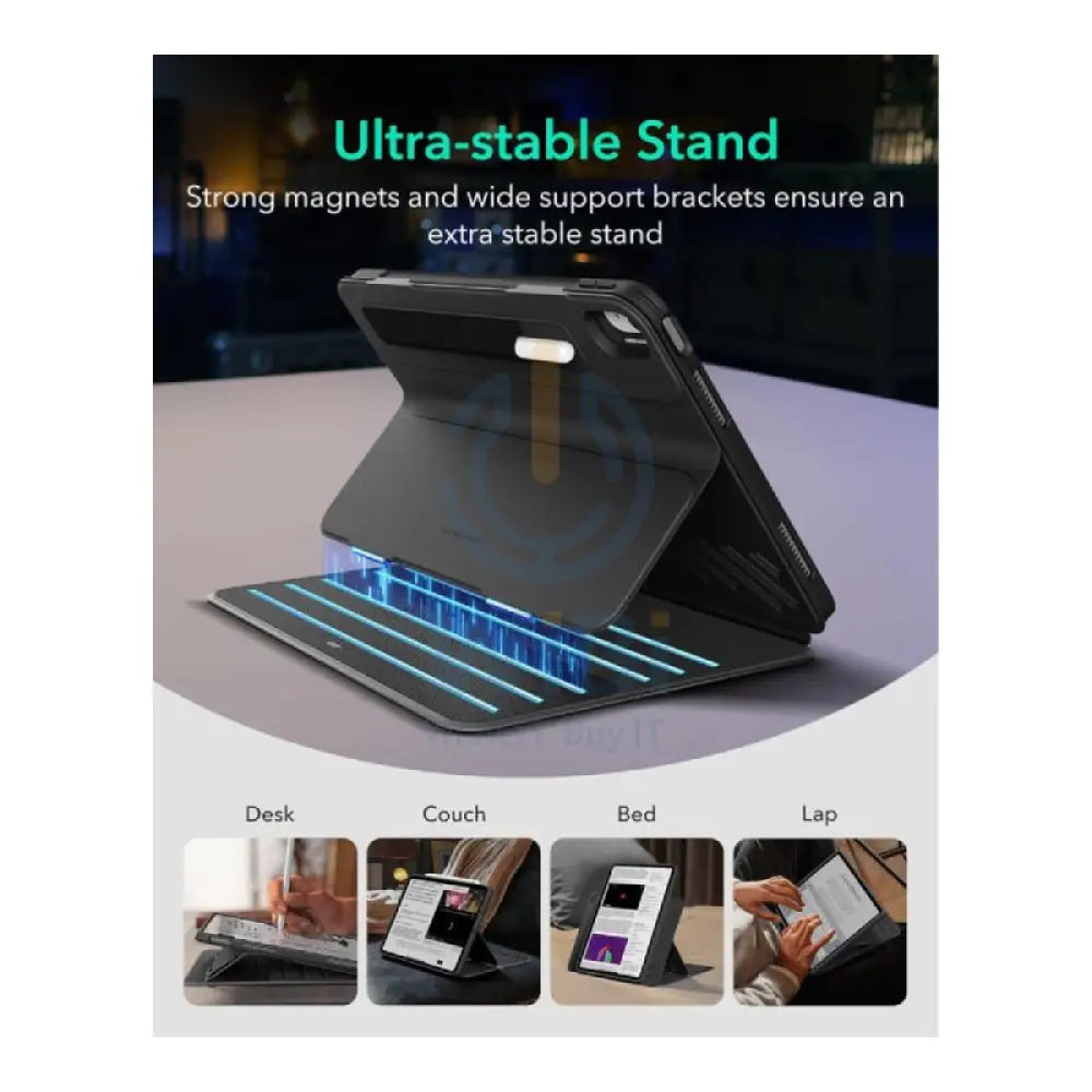 ESR Shift Magnetic Case - Apple iPad Air 4th/5th/6th Gen 10.9’’ (2020-2024) / Black Accessories > Mobiles & Tablets >