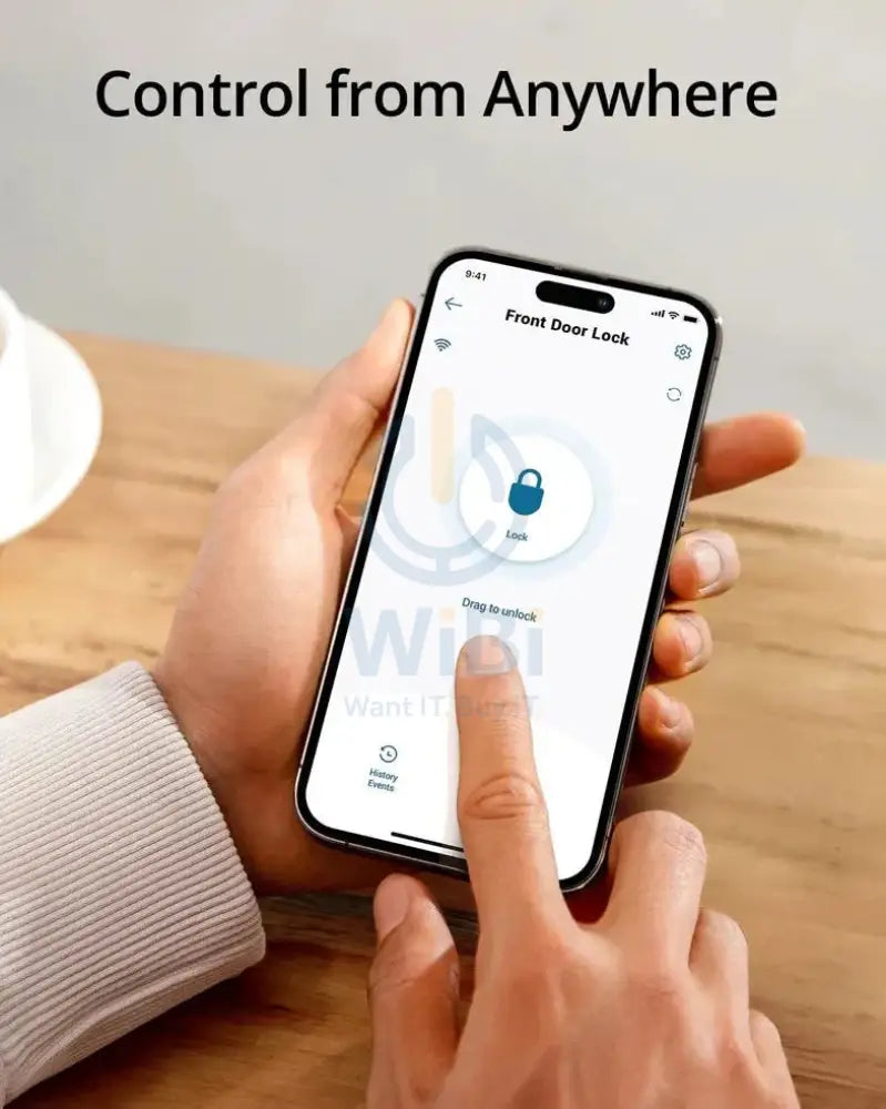 Eufy Smart Lock Wi-Fi - Black Accessories > Smart Devices > Offer Zone