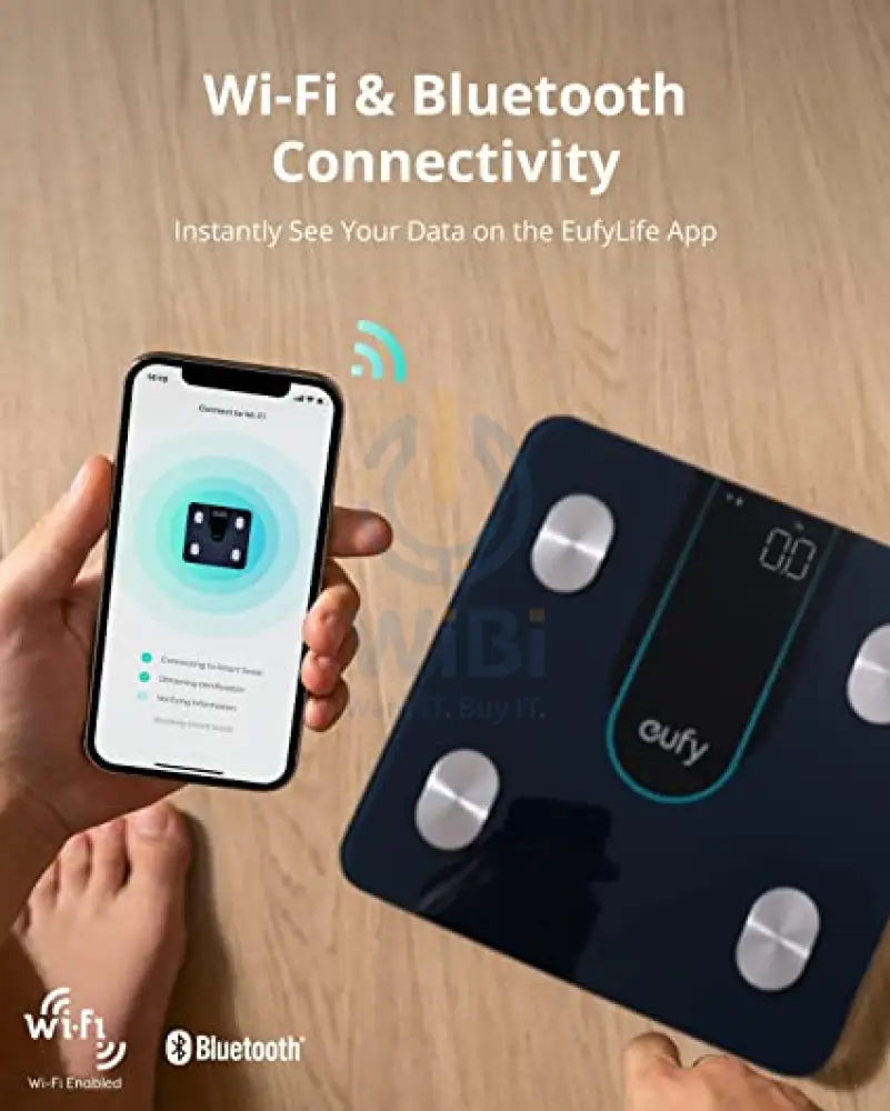 Eufy Smart Scale P2 Digital Bathroom Scale With Wi-Fi - Black Accessories > Smart Devices