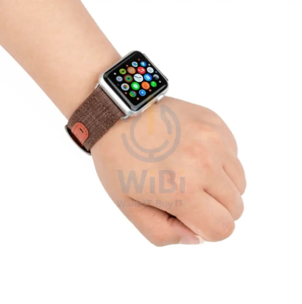 Evutec Apple Watch Band 41/40/38mm Northill - Brigandine/Lava Accessories > Smart Watches > Straps