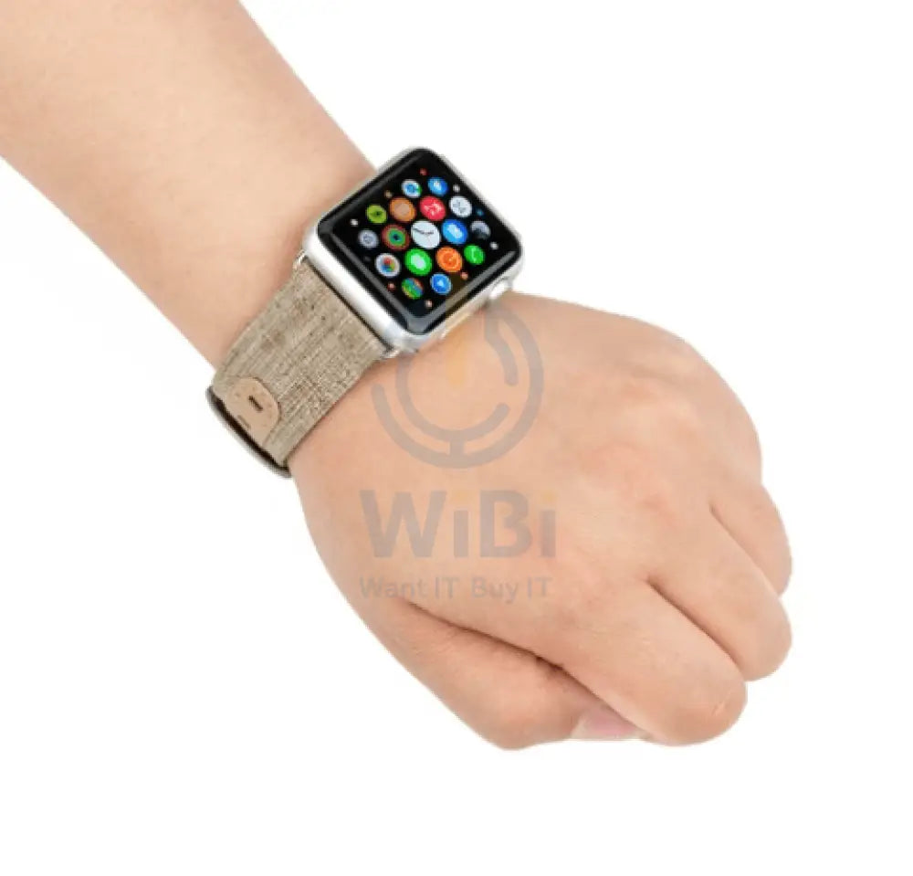 Evutec Apple Watch Band 41/40/38mm Northill - Tweed/Tan Accessories > Smart Watches > Straps