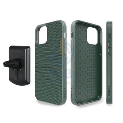 Evutec iPhone 12 / iPhone 12 Pro Ballistic Nylon Case with AFIX + Mount - Green Accessories > Mobiles & Tablets >